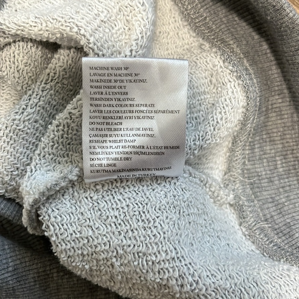 Zoe Karssen Forever Yours Cut Off Sweatshirt Size Small S - Picture 9 of 9